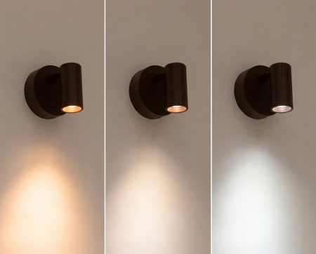 Lampa ścienna SHP PICKET brązowa