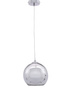 NOWOCZESNA LAMPA WISZĄCA CHROMOWANA LOBOS D20
