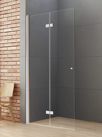 NZ2 Kabina prysznicowa NEW SOLEO walk-in L 70x195 szkło czyste 6mm Active Shield 2.0