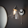 Faraday Bathroom 1 Wall Light Chrome