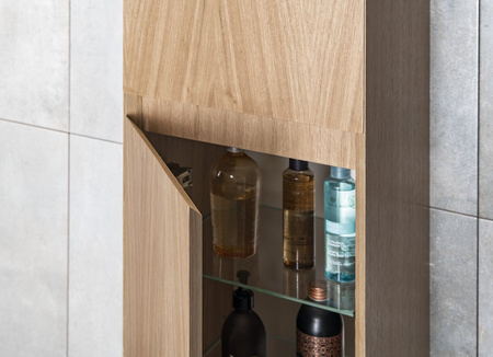 FILENA szafka wysoka 35x140x30cm, dąb