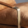 Fabien Lounger Ochre 650 x 960 x 920 mm