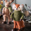 Woodland Trio Decorations (Set of 3) 90x100x155mm