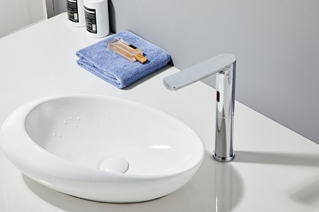 Bateria sensorowa wysoka 6V DC (4xAA), stal nierdzewna mat