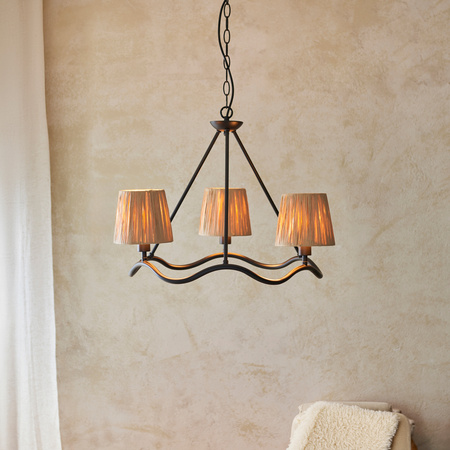 Wriggle 3 Pendant Light Matt Black