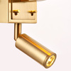 Harvey Wall Light Brushed Gold 285mm