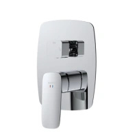 Bateria prysznicowo wannowa podtynkowa dwufunkcyjna, chrom