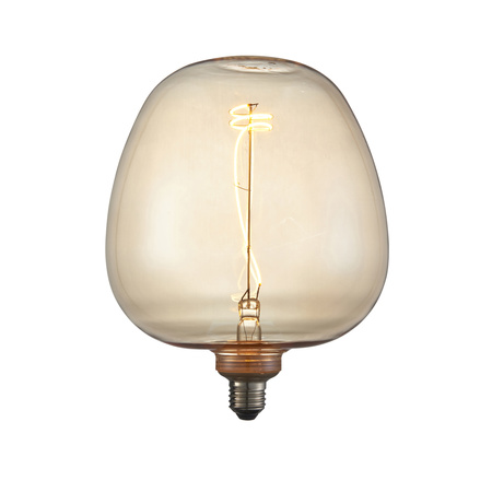 Żarówka LED – bursztynowa, E27 G125, 1800 K, 19 × 19 × 24,1 cm