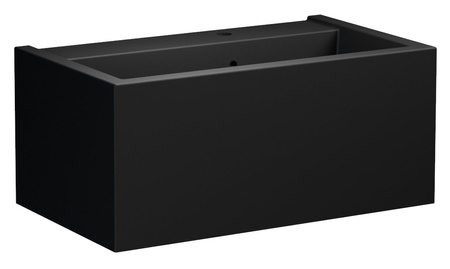 KANAAL umywalka ceramiczna 80x46,5cm, czarny mat