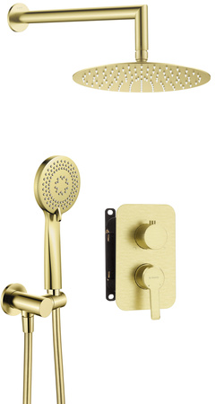 Zestaw prysznicowy podtynkowy z BOXem mieszaczowym