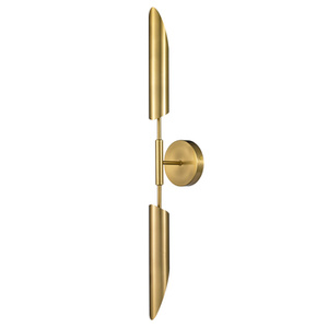 Lampa ścienna MIKA-2 złota 76 cm