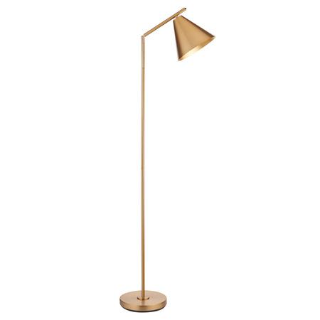 Cape Floor Light Antique Brass