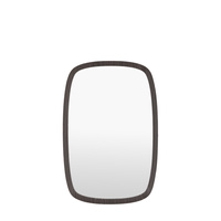 Bryce Capsule Mirror Black 600x30x400mm