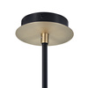 Lampa wisząca SPILLO czarno złota 92 cm