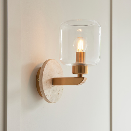 Travi Wall Light Natural Travertine