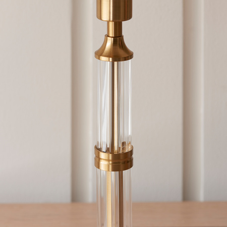Morton Rechargeable Table Lamp Brushed Aged Brass