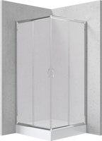 Kabina prysznicowa z brodzikiem kwadratowa 80 cm