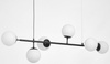 NOWOCZESNA LAMPA WISZĄCA CZARNO-BIAŁA CEREDO W6