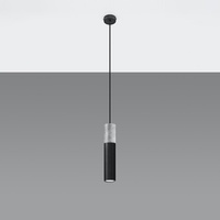 Lampa wisząca BORGIO 1 czarny