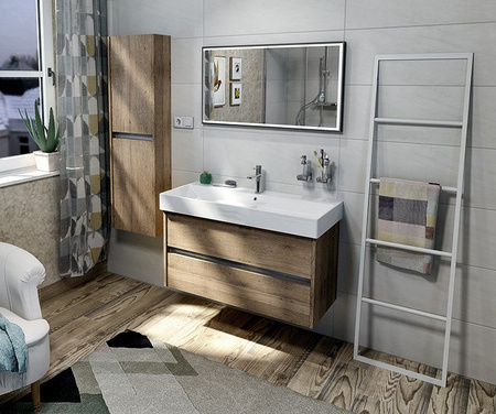 NIRONA 100 zestaw łazienkowy, dąb Sherwood