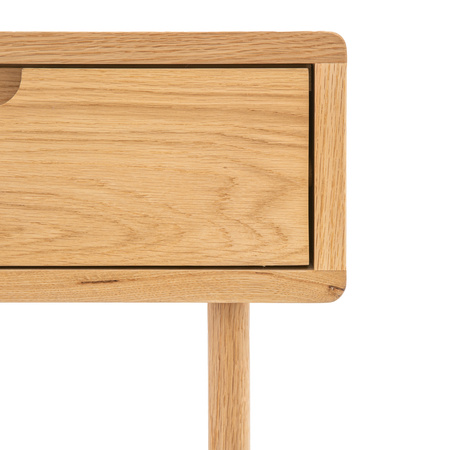 Craft 1 Drawer Bedside Natural 500x400x550mm