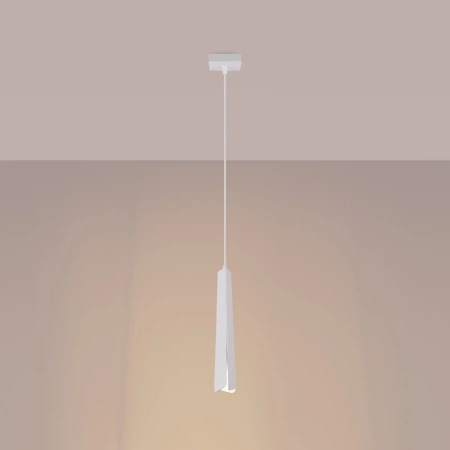 Lampa wisząca PRYSM 1 biała