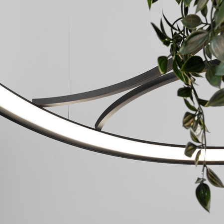 Żyrandol RIO BIO 110 czarny LED 4000K