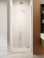 Drzwi wnękowe NESTA chrom 1D P 120x200 czyste 6mm Active Shield 2.0