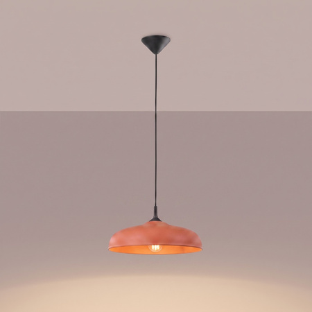 Lampa wisząca GINA ochra czerwona