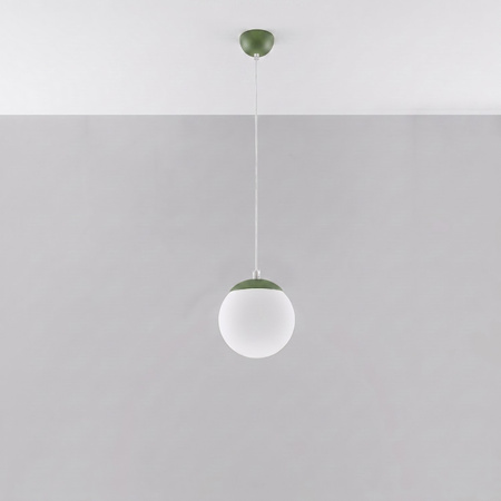 Lampa wisząca UGO 20 zielona oliwka