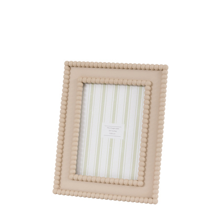 Cove Beaded Photo Frame 7x5in Mocha
