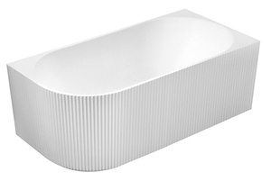 TIBERA STRIP R narożna wanna stojąca, 170x81cm, biały