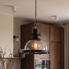 LAMPA WISZĄCA LOFT CZARNA FALCO