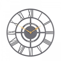 Bright Star Wall Clock Slate 16in