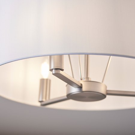 Daley Pendant Matt Nickel 395-655mm