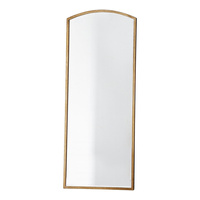 Higgins Arch Mirror Antique Gold 600 x 1500 mm