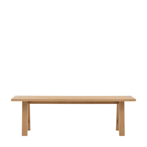 Eton Trestle Dining Bench Natural 1500x380x450mm