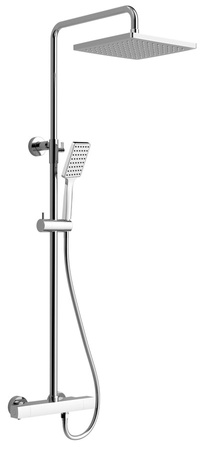 Zestaw prysznicowy z baterią termostatyczną, chrom