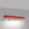 Lampa wisząca BISCUIT 100 czerwona LED 4000K
