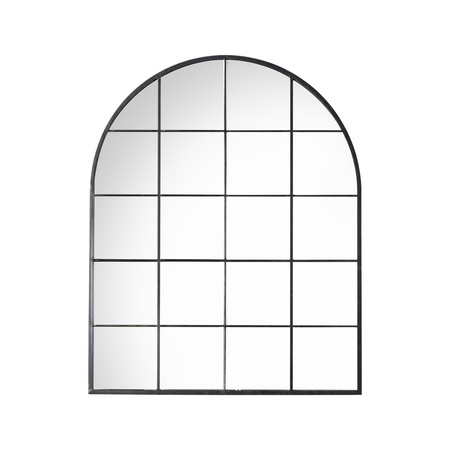 Lustro łukowe Hampstead, czarne, 760 x 950 mm