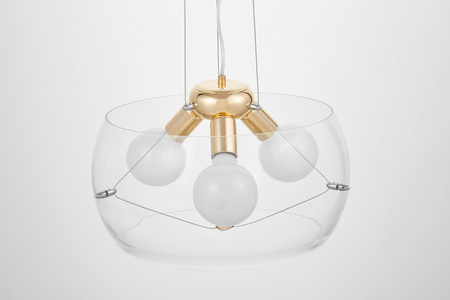 NOWOCZESNA LAMPA WISZĄCA GLOBO GOLD D50
