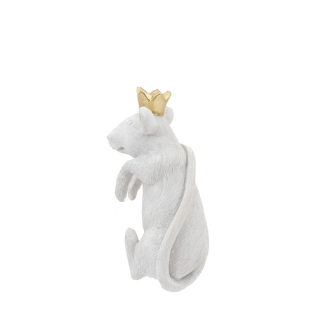 Mouse King Pot Hanger White/Gold (2pk) 45x45x110mm