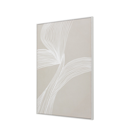 Obraz w ramie „Entwined” – naturalny, 70 × 3 × 100 cm