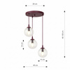 COSMO 3PREM BURGUNDY TRANSPARENT