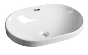 LIMA umywalka ceramiczna 59,5x39,5 cm, biały