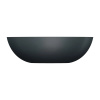 SHELL M+ umywalka nablatowa, 50 x 32 cm, black lava mat