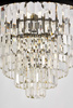 NOWOCZESNY ŻYRANDOL KRYSZTAŁOWY CZARNY CAPRIA D50