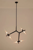 MOOSEE lampa wisząca CANDELABR 6 czarna