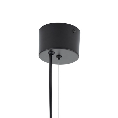 Lampa wisząca BOOM 25 cm - LED, klosz biały, wykonczenie miedziane