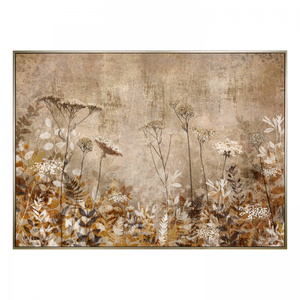 Obraz w ramie „Radiance” – brązowy / złoty, 123 × 3 × 89 cm